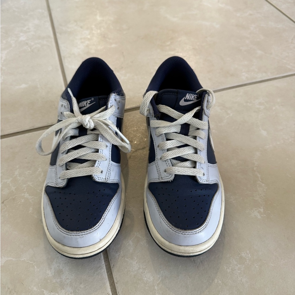 Nike Navy and White Sneakers
